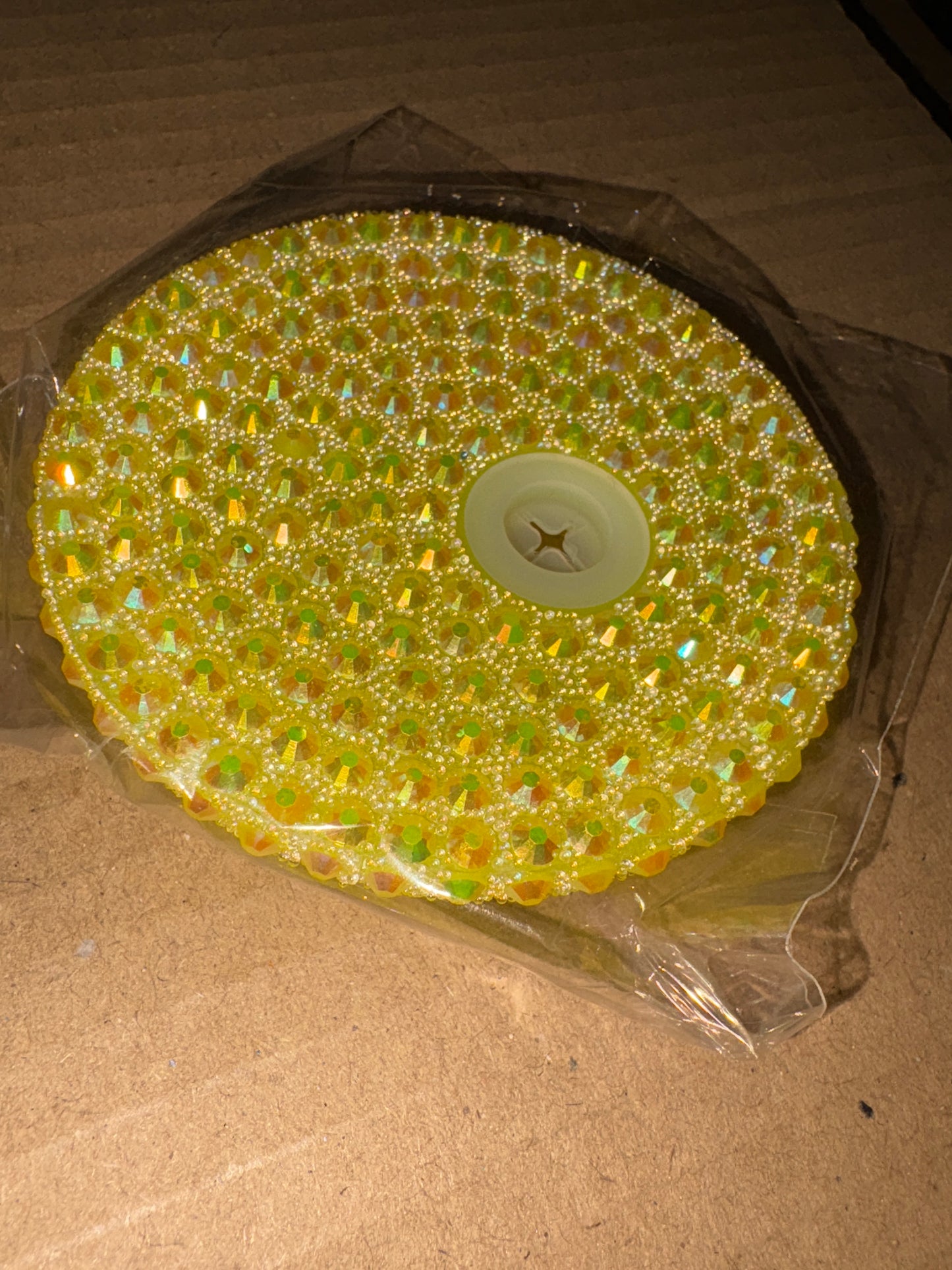 rhinestone lid