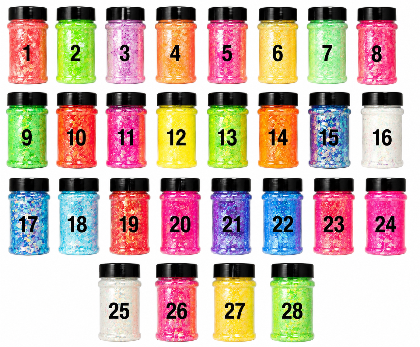 Chunky glitter f series
