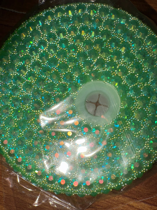 Rhinestone lids